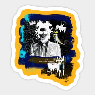 Jean Michael Basquat Sticker